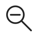 User,Interface,Zoom out,Magnifying glass,Minus,Ui,Interaction